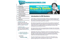 Desktop Screenshot of 900numbersbusiness.com