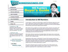 Tablet Screenshot of 900numbersbusiness.com